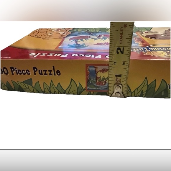 Vtg Jigsaw Puzzle 2004 The LAND BEFORE TIME 100 Piece Dinosaurs Cartoon 12” Kids - Picture 14 of 15